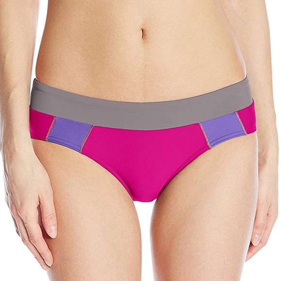 NWT PrAna Zuri Rich Fuchsia Bikini Bottom - Picture 1 of 15